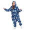 Snuggs Kids Blanket Onesie Dark blue christmas